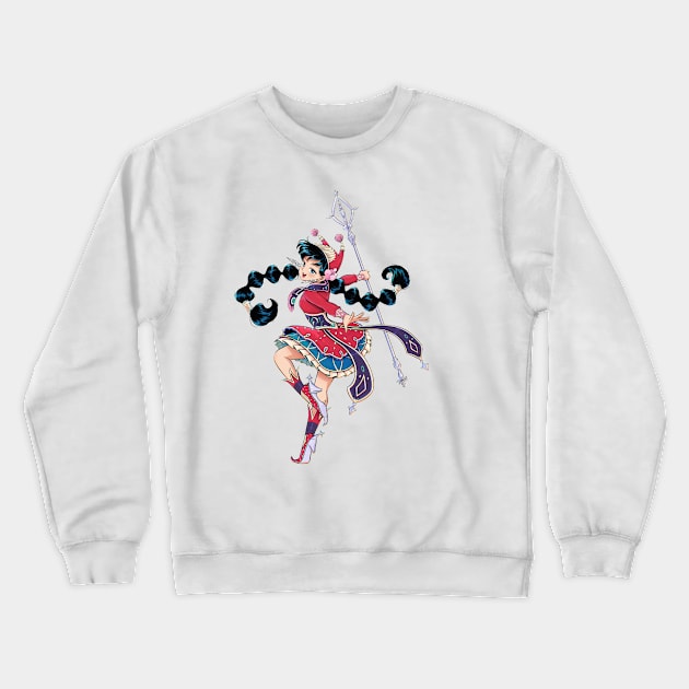 Brave warrior Crewneck Sweatshirt by camgiangillus